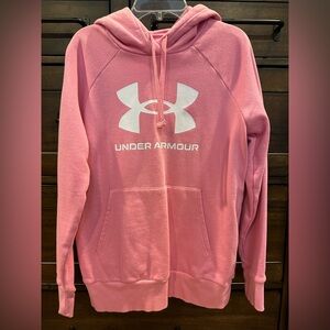 Under Armour Pink Pullover Hoodie XS